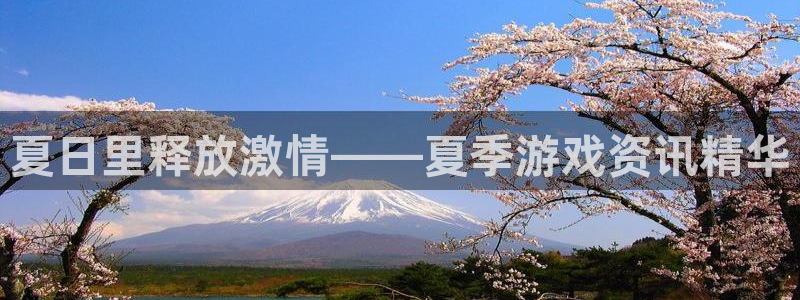 沐春蓝冠娱乐：夏日里释放激情——夏季游戏资讯精华