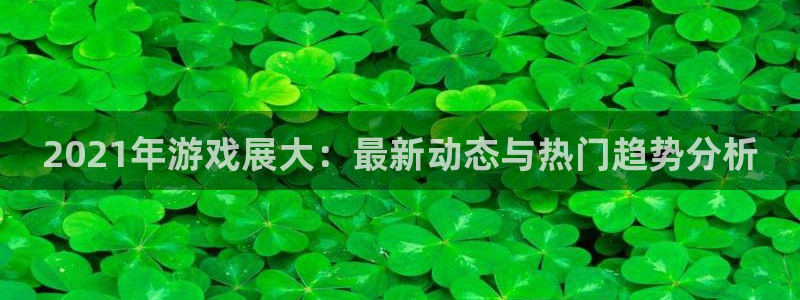 蓝冠娱乐平台负责人：2021年游戏展大：最新动态与热门趋势分